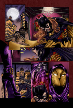 Bat Girl Page 1 (Colors)
