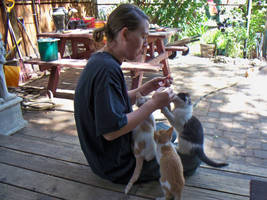 Me and the kittens!