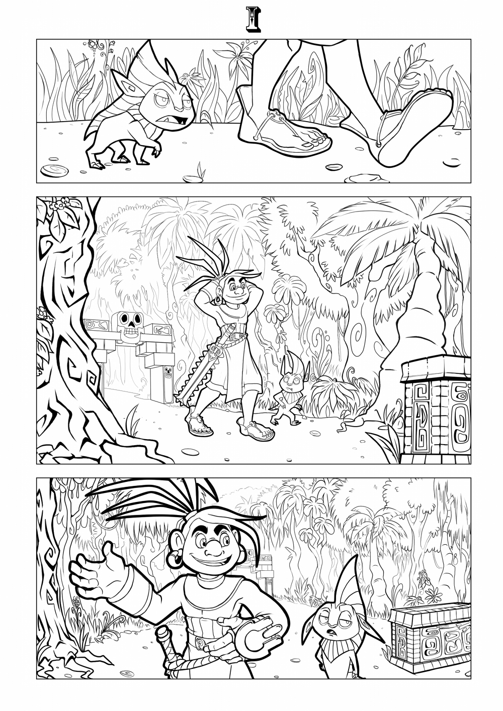 .Aztec Comic Page I. by MalakiaLaGatta on DeviantArt