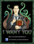.Commission: Lovecraft Wants You. by MalakiaLaGatta