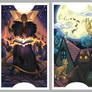 .Lovecraft Tarot: The Devil + The Moon.