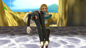 Zelda carries Rosalina