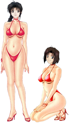 Miyuki, Natsumi and bikini