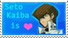 'Kaiba is heart' Stamp by Strah