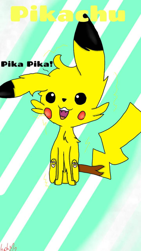 pikachu pokemon fan-art (my style) by lolanimalz on DeviantArt