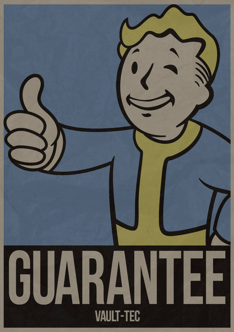 Poster - ''Vault-Tec Industries'', Vault-Boy 5 by SemonX on DeviantArt