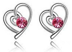 Rose Swarovski Earrings