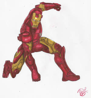 Iron Man - post-colouring