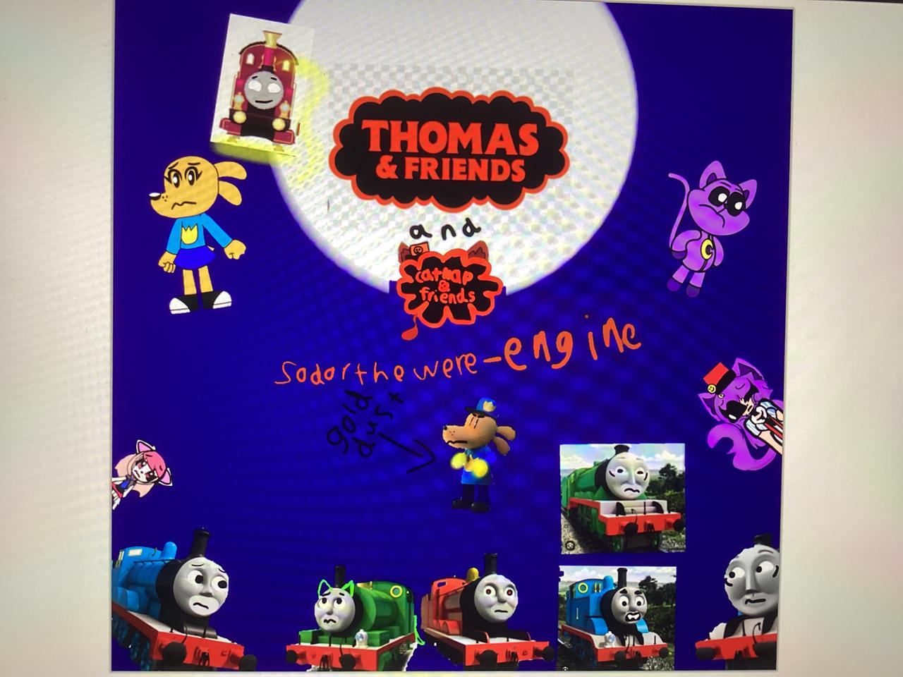 My logo has sodor trio the were-engine by v2karla on DeviantArt