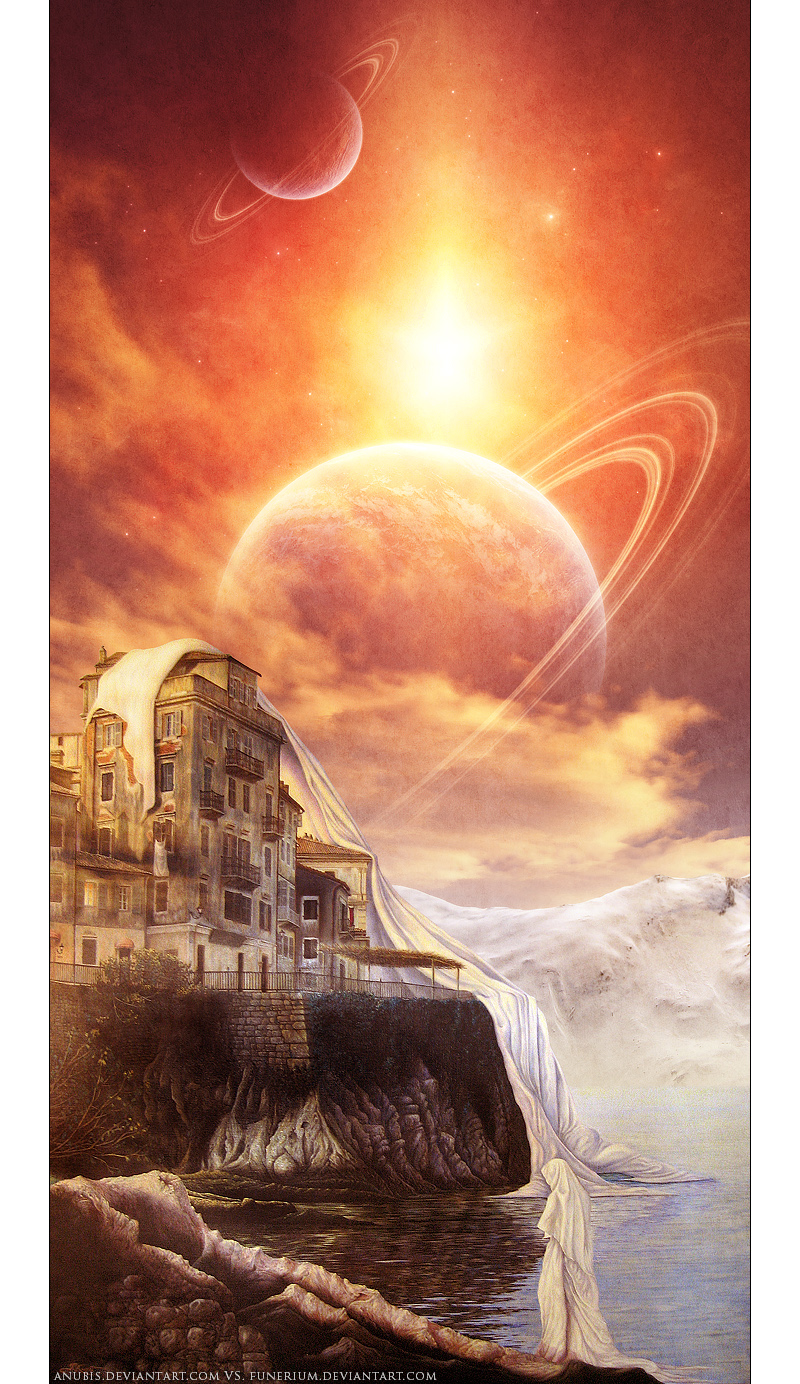 A cosmic visitation -collab- by Funerium