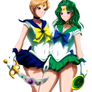 Sailor Neptune and Uranus