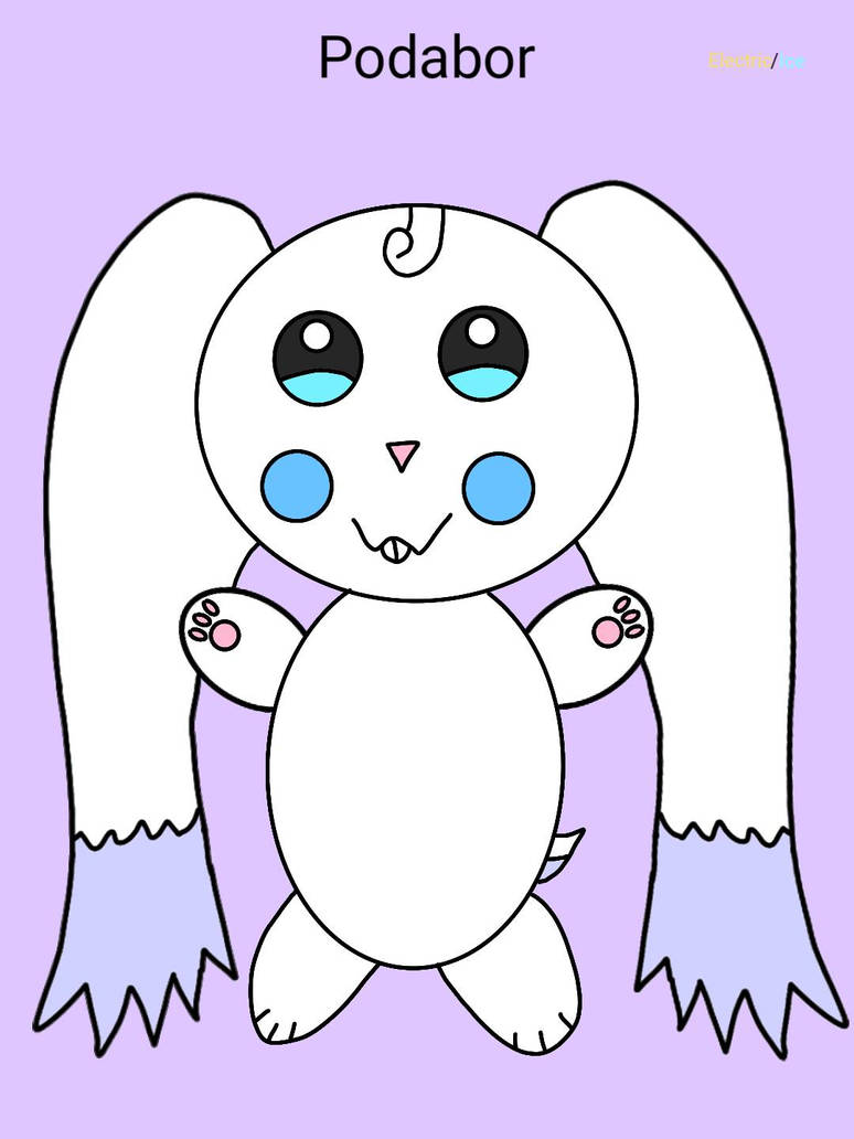 Podabor the electric rabbit pokemon by PrincessSunny21 on DeviantArt