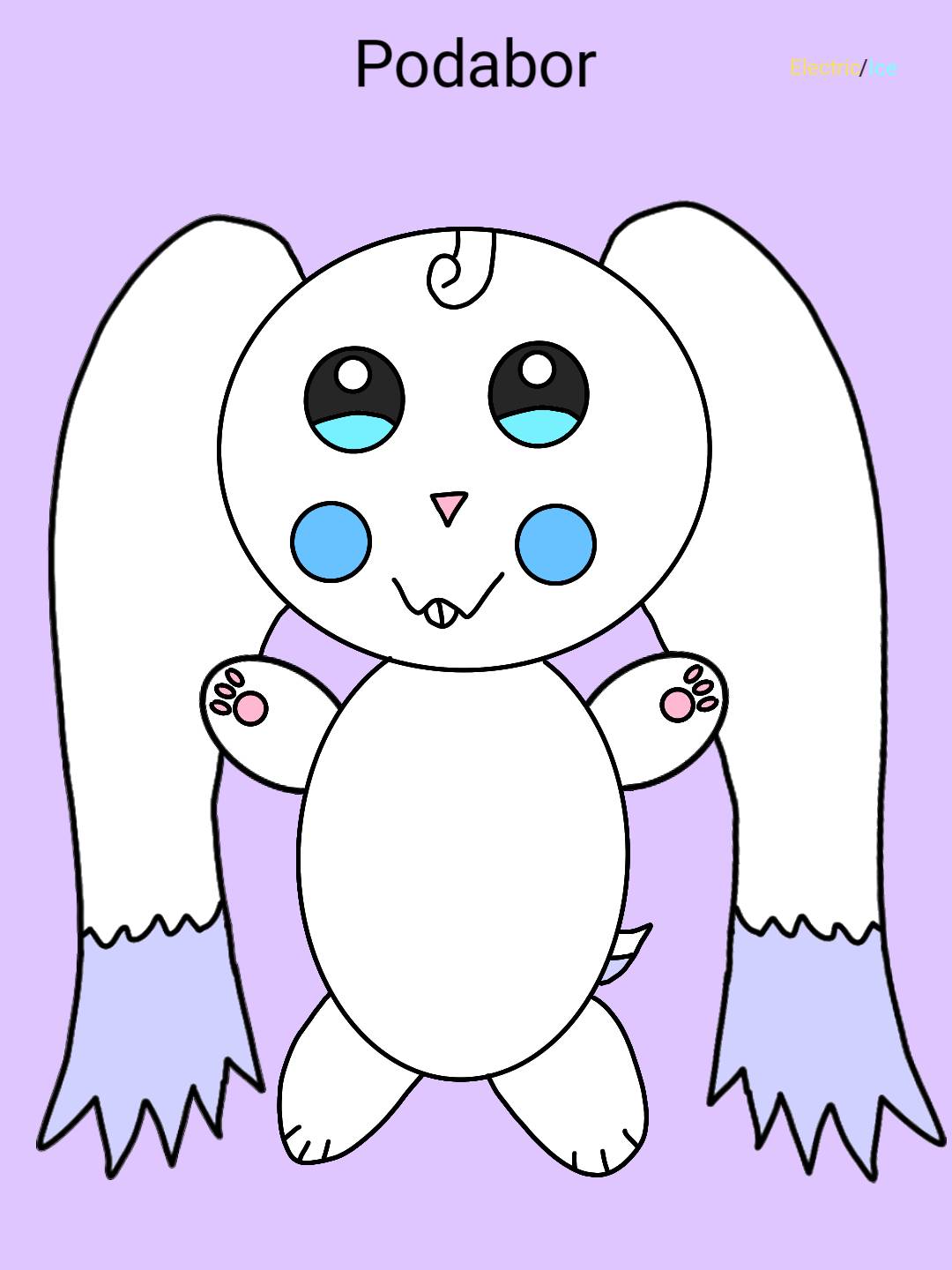 Podabor the electric rabbit pokemon by PrincessSunny21 on DeviantArt