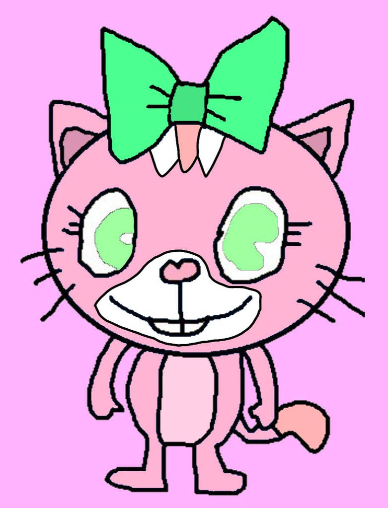 Htf oc adoptable no.10 pink and white cat by PrincessSunny21 on DeviantArt
