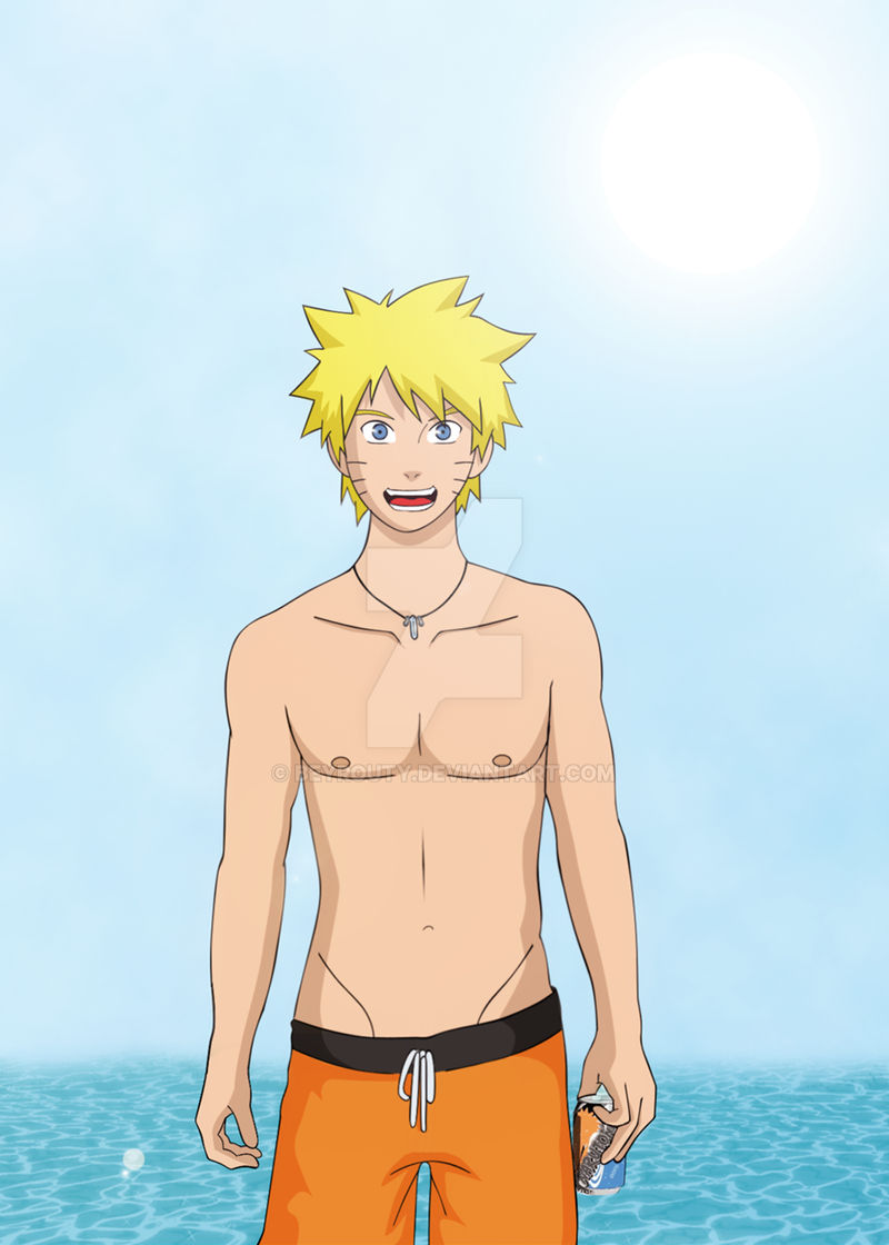 Naruto on the beach