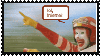 Ronald McDonald in a car going at high speeds saying Lol, internet