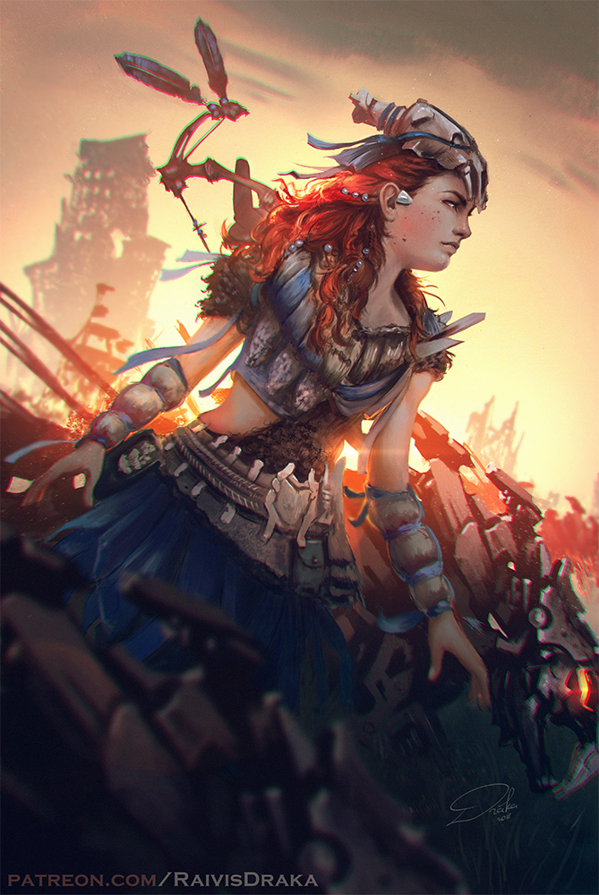 Aloy By Raivis Draka On DeviantArt