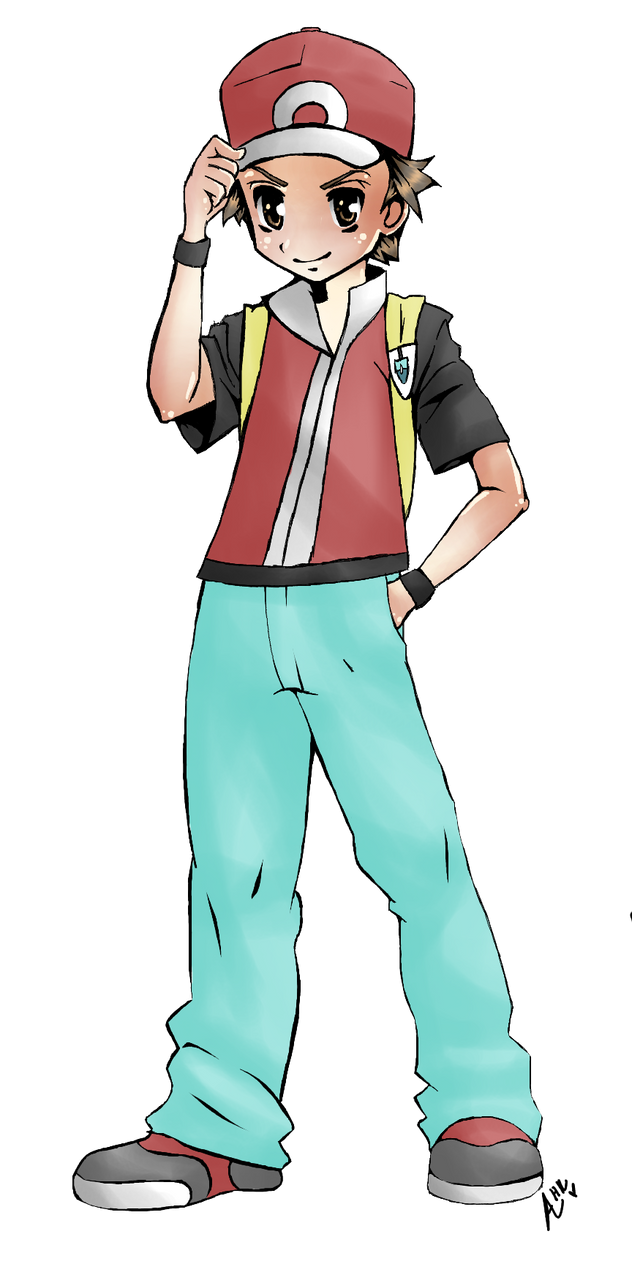 Red from Pokemon by annikaann on DeviantArt