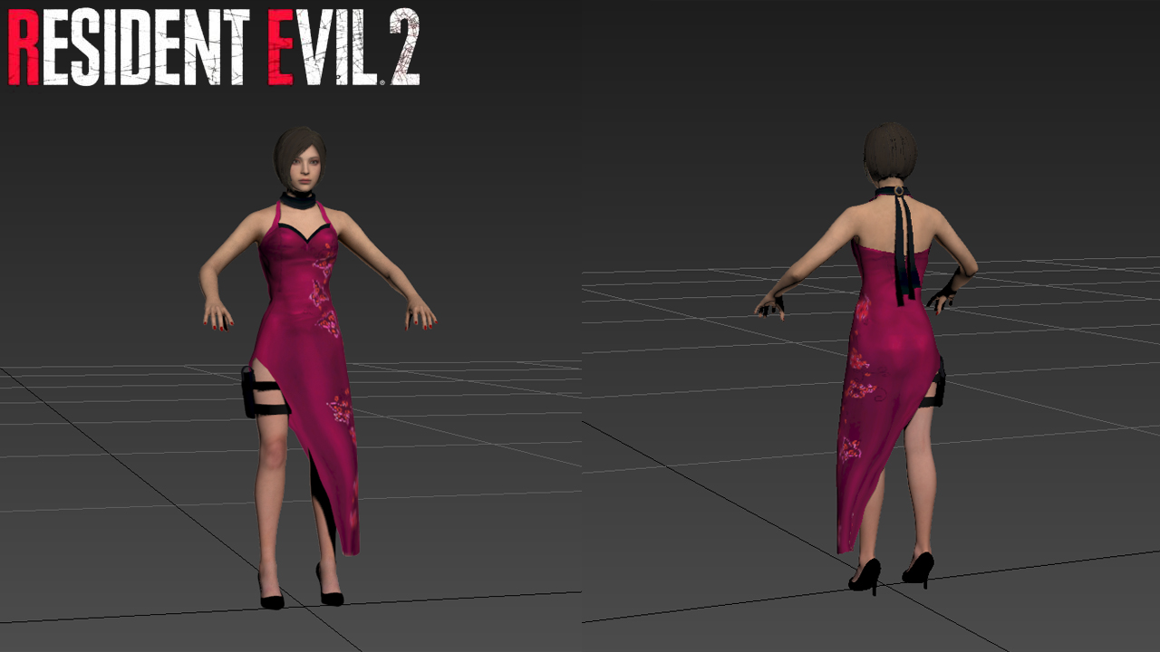 Ada Wong - Resident Evil 2 Remake 3D Model by qaz