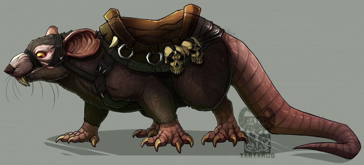 Rat Rustlehare Ratstallion by GatesOfTartarus on DeviantArt