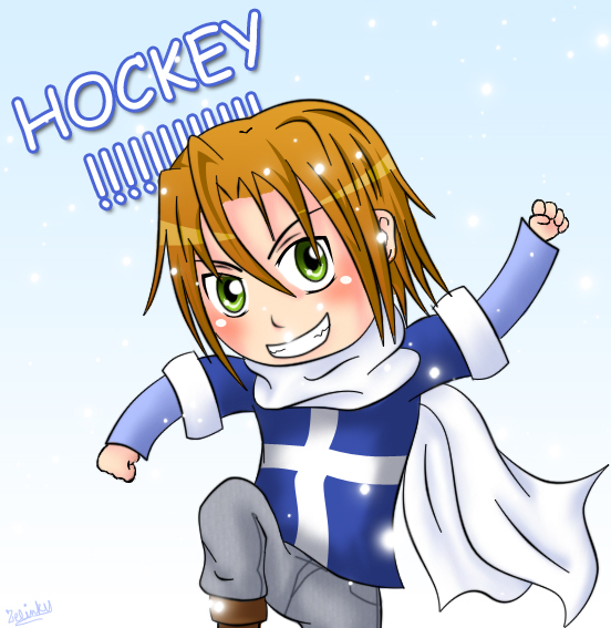 Chibi Quebec-Kun-- HOCKEY