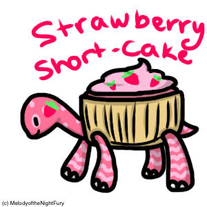 Turtle Cupcakes : Strawberry Shortcake (CLOSED)