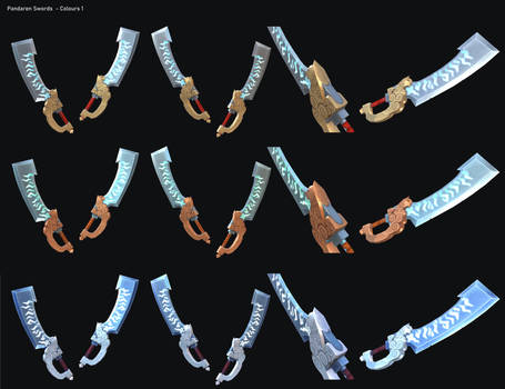 Pandaren Swords - Main Colour Sets by Sycorix