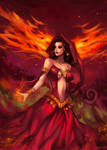 Red Priestess by Derlaine8