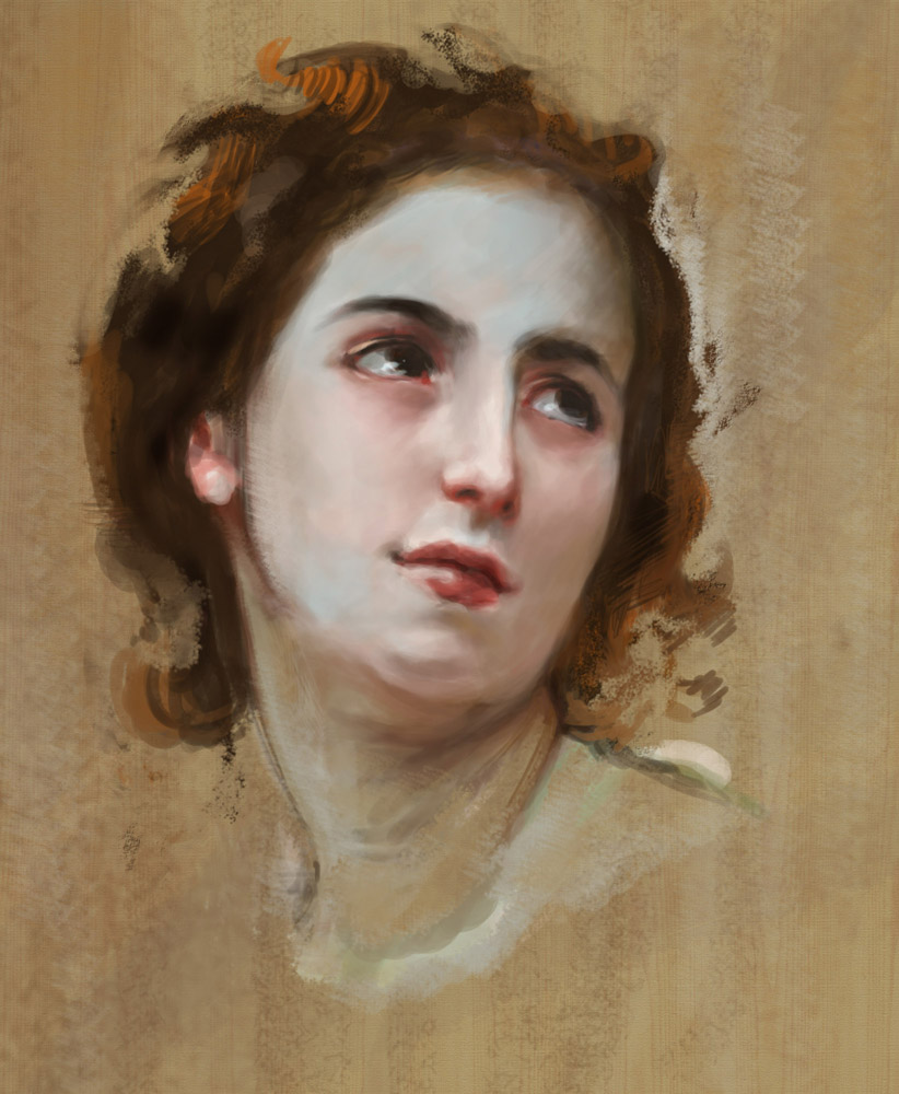 Study of bouguereau