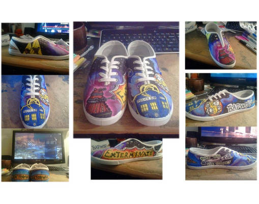 Dr. Who  canvas shoe's