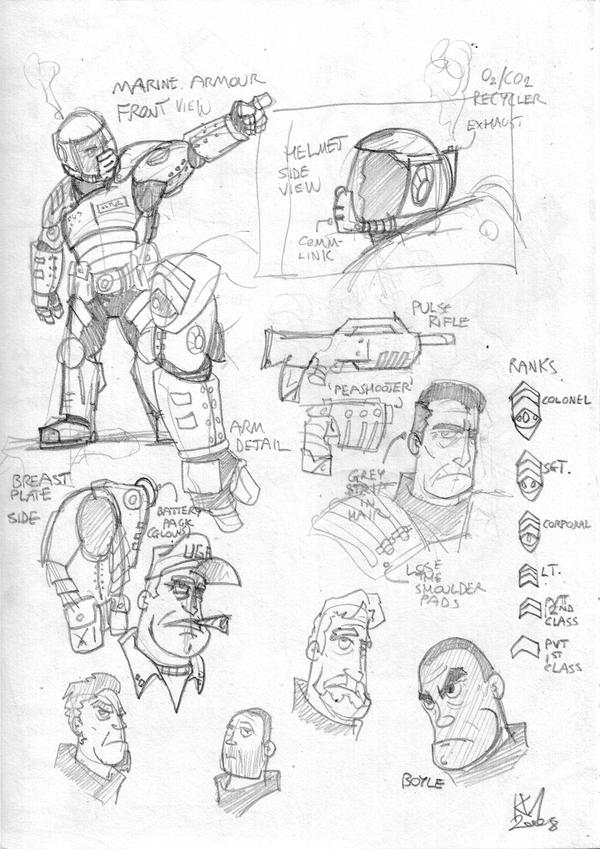 Space Marines Concept no.1