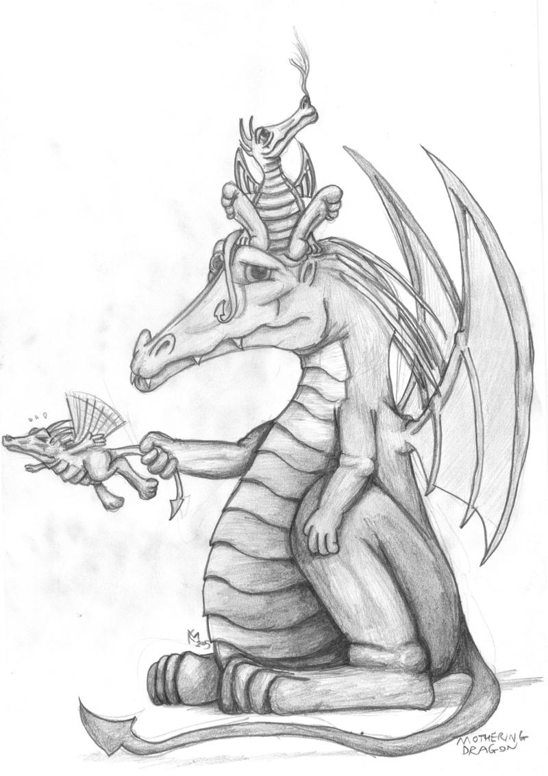 Dragons: Mother's Day Sketch
