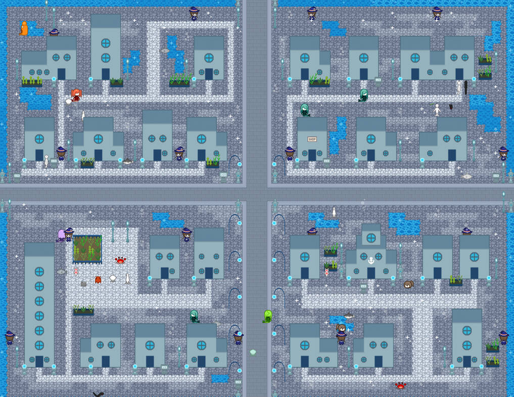 Deep Sea Town Map by E-Domino on DeviantArt