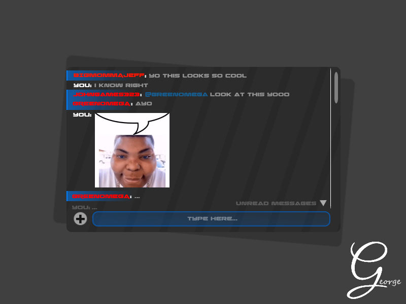 Chat Ui Thing by testcacounta341 on DeviantArt