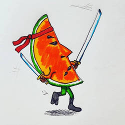 Inktober - Slice