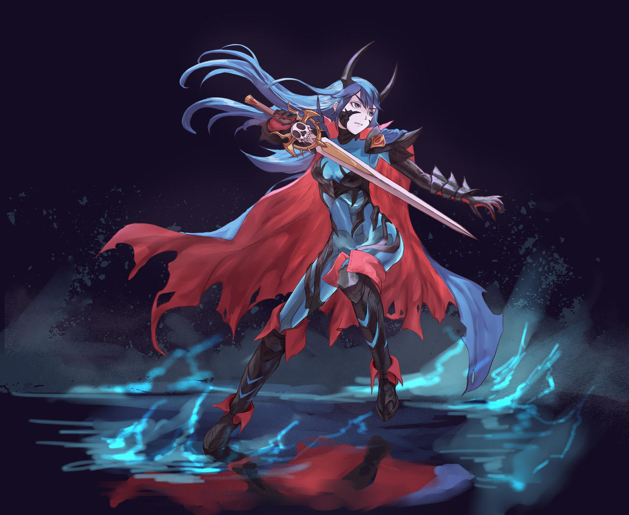 Fire Emblem Heroes Hel Lucina by AztoDio on DeviantArt