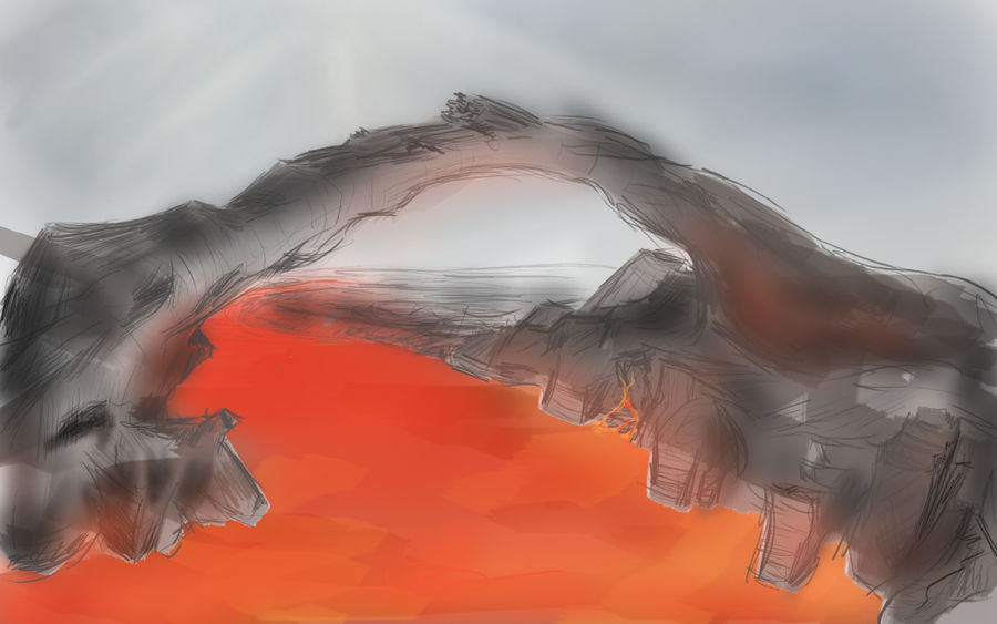 Lava Arch by madanchi on DeviantArt