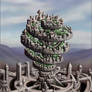 Strange cities 1 - Spiral tree