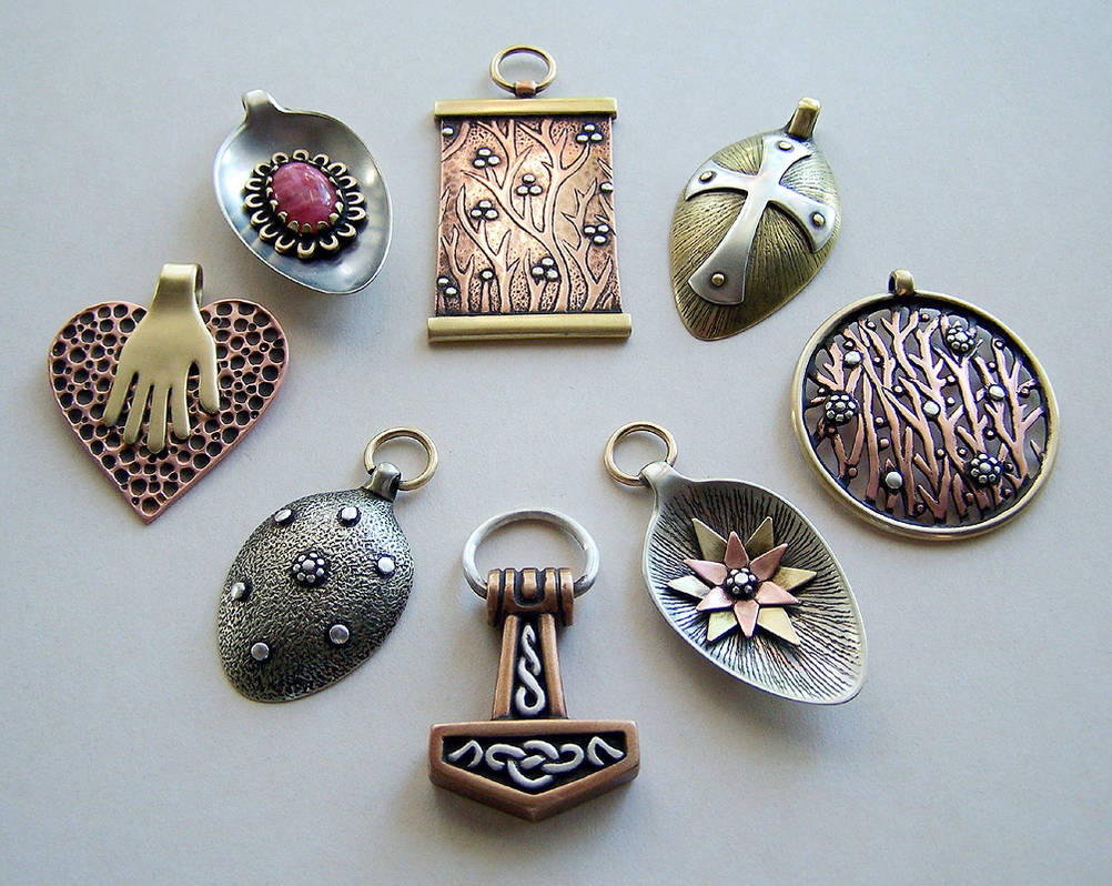 Mixed metal jewelry 5 by Astalo