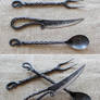 Forged eating set