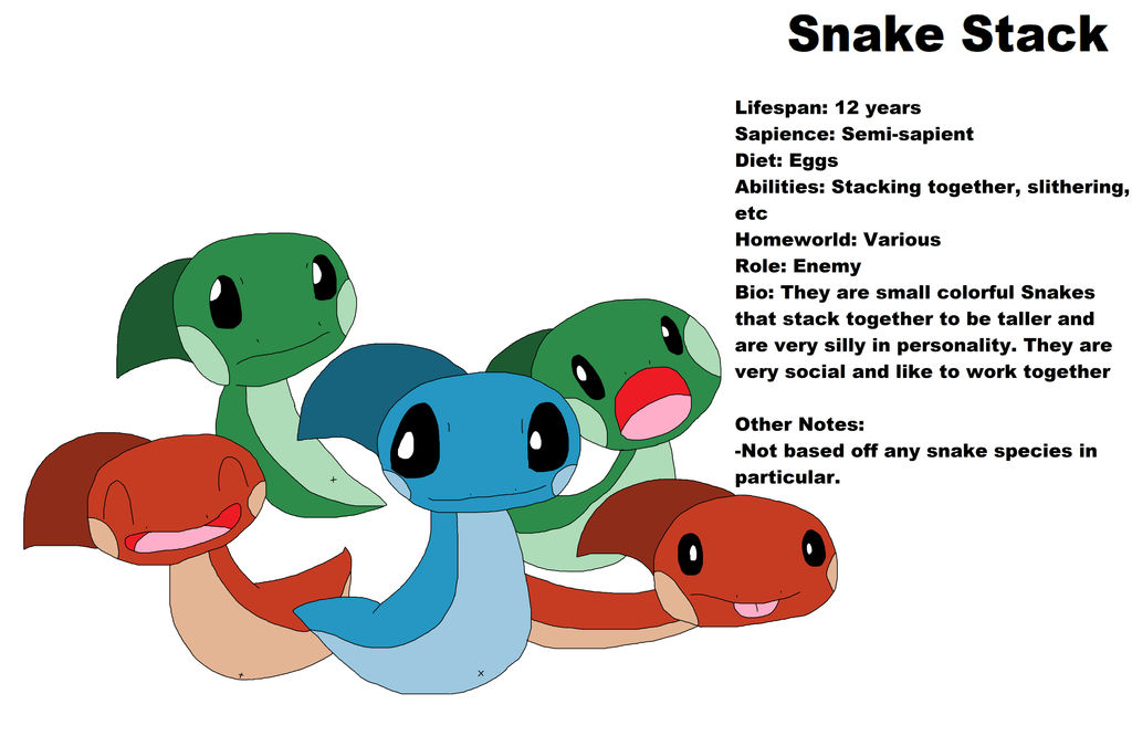 Snake Stack Snake Stack Bio by SeaDragonGamer1928 on DeviantArt