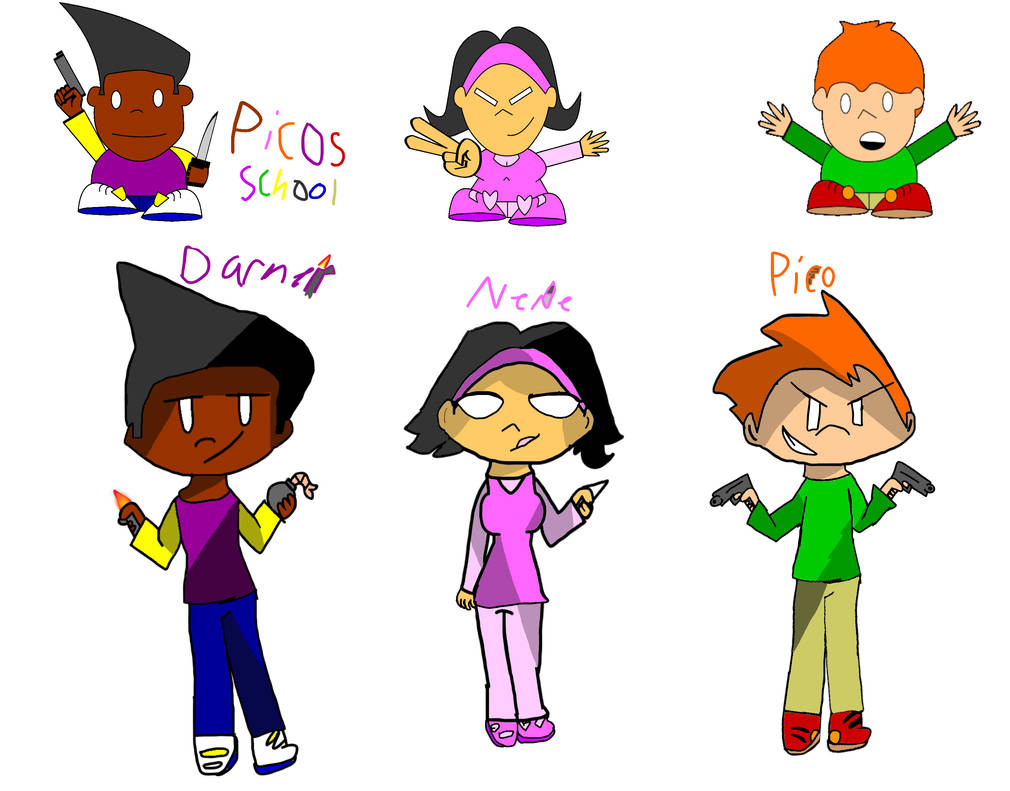 Pico School. Fanart by GoPicoyeah1999 on DeviantArt