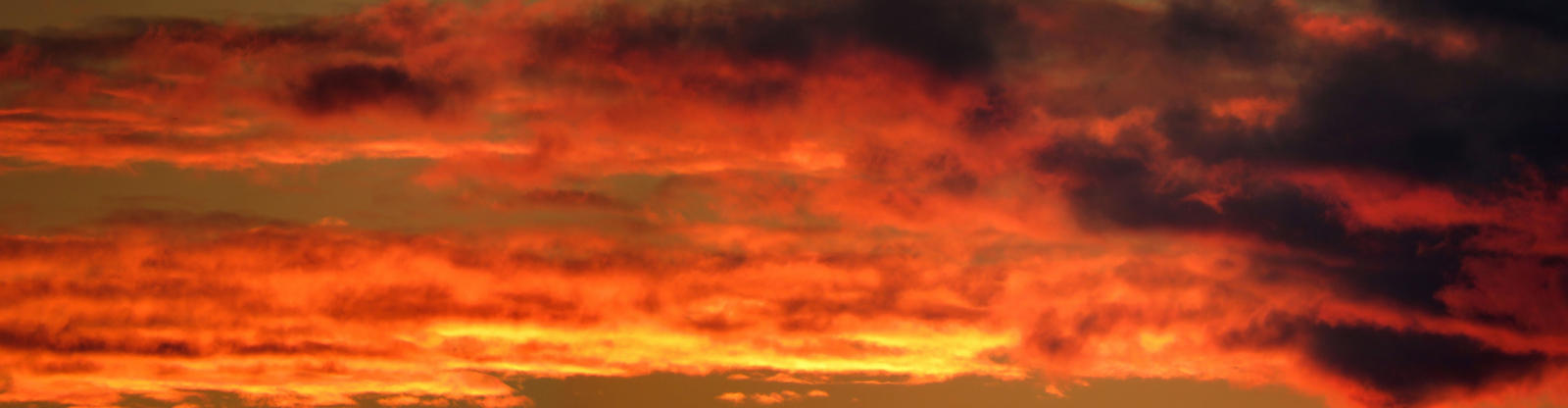 A Norfolk Sunset Sky (Panoramic)
