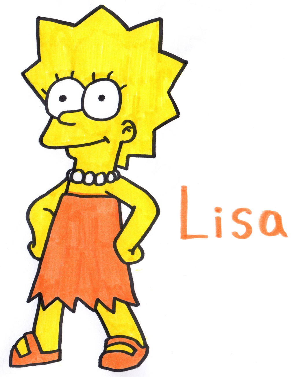 Lisa Create Life Simpson Lisa Simpson by YouCanDrawIt on DeviantArt