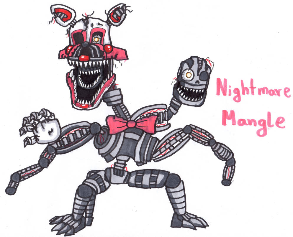 Nightmare Mangle by YouCanDrawIt on DeviantArt.