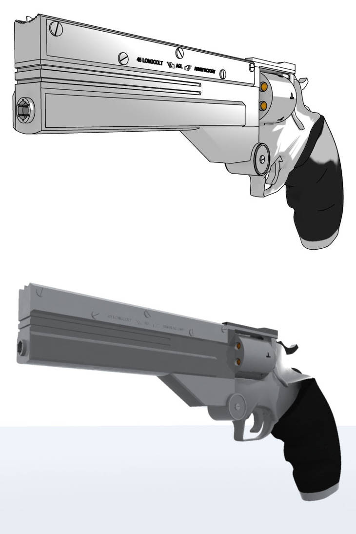 Vash's Revolver by LuchiferTheAlmighty on DeviantArt