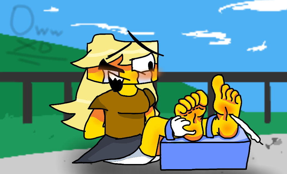 The Real Mr Slingshotdeviantart Feet Tickle