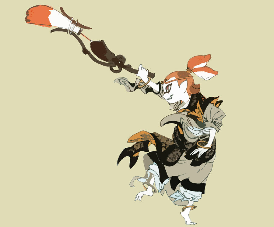 Son Goku and the rabbit of the month with Splatoon by HNgypsy on DeviantArt