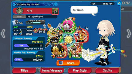 Kingdom Hearts Union X: (Brother) Nier from NieR