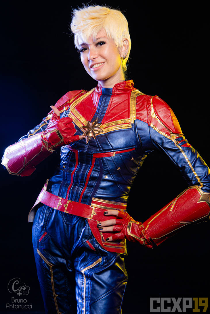 Captain Marvel (Cosplay test) by rizzyun on DeviantArt